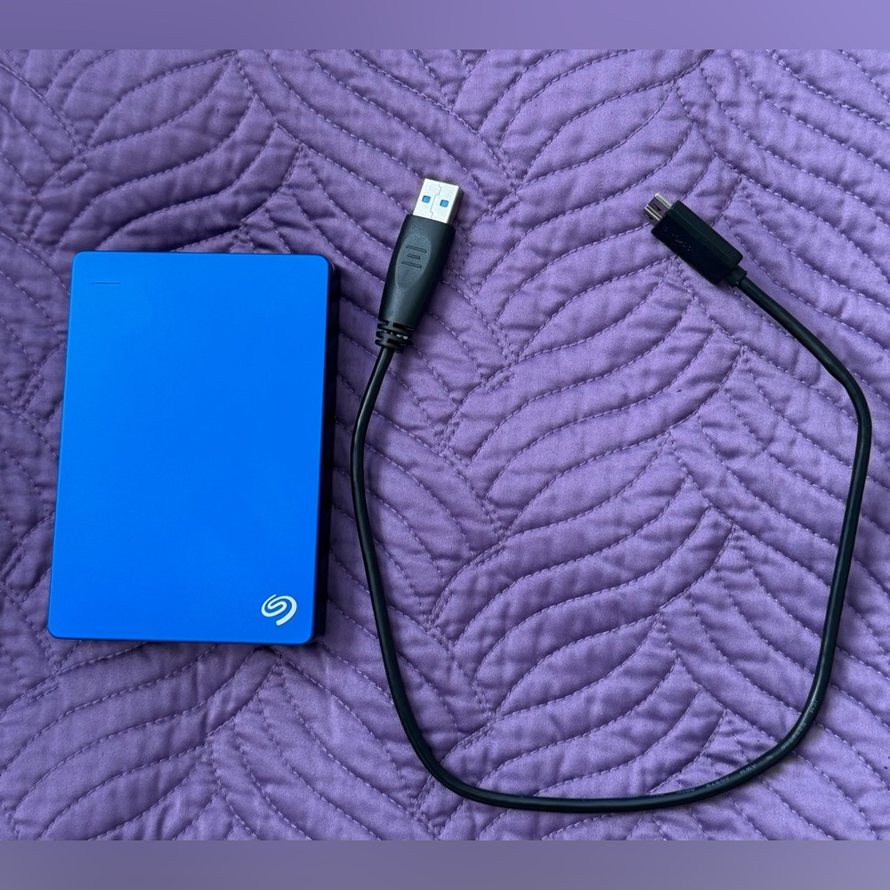 Barely use Seagate external hard Drive